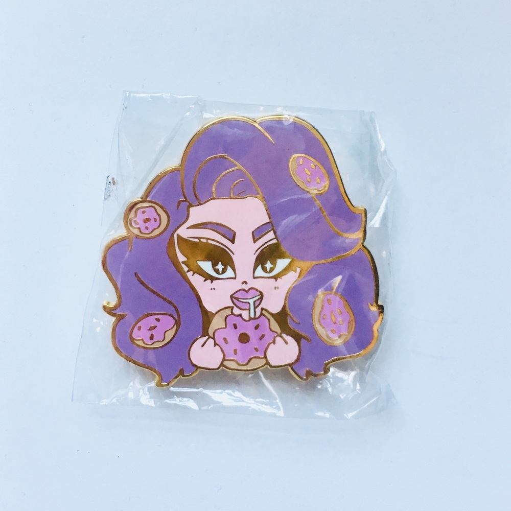 Kim Chi Donut Enamel Pin